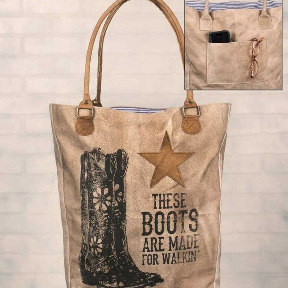 These Boots Are Made for Walking Tote Bag